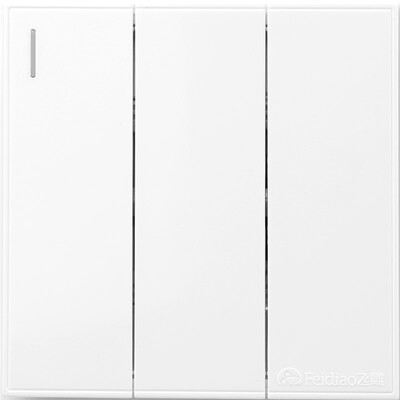 

Feidiao (feidiao) switch socket panel four open dual control four switch dual power wall switch panel 86 no border