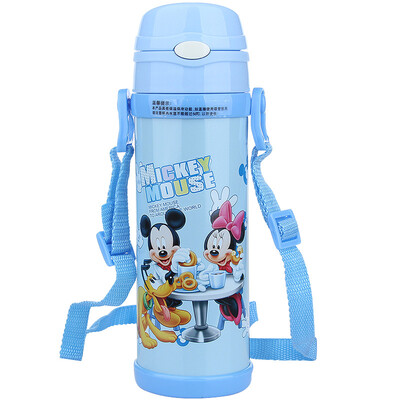 

Дисней (Disney) Кубок изоляции Микки 480ML Детский кубок Студенческий пильный ремень Открытый чайник HM1912-1