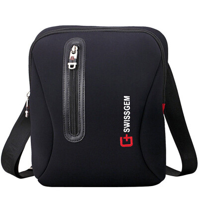 

SVVISSGEM Shoulder Messenger Bag Lightweight Anti-Tear Waterproof Outdoors Casual Men & Women Shoulder Bag SA-9862 Black