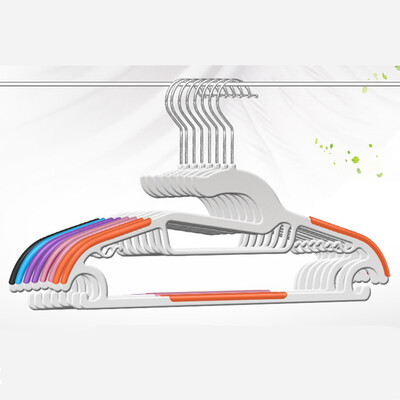 

Jingdong supermarket] Li Zi dry wet dual-use plastic drying racks non-slip windbreaker hanging no clothes clothes clothes hanging 10 installed