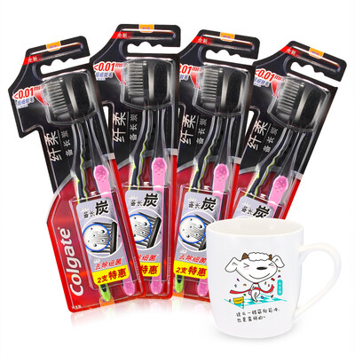 

Colgate углеродная мягчайшая зубная щетка × 8