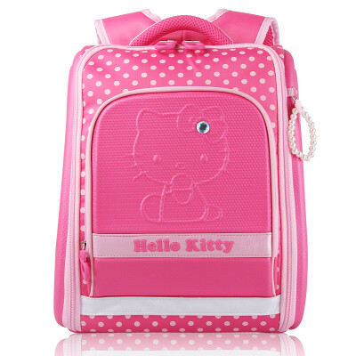 

Hello Kitty (hellokitty) KT1021 Korean version of the children's school bag ridge primary school student bag female rose