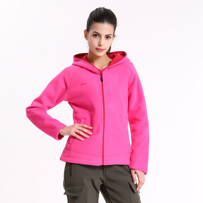 

Carring (clothin) fleeing jacket clothing warm breathable thick fleece casual jacket CJ13082 female models rose red  code