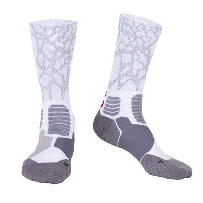 

Starjia Square running socks men&women socks basketball socks single&double loaded white ad28-4