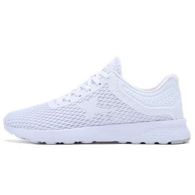 

[Jingdong Supermarket] Xtep (XTEP) sports shoes couple female breathable leisure mesh simple and breathable comfortable women's casual shoes 983218329025 white 39 yards