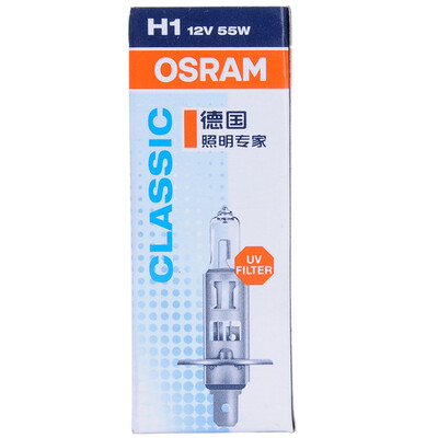 

OSRAM H1 Автомобильная лампа Фара головного света High Bay Light Low Bay Лампа галогенная долговечность 12V (Single Pack)