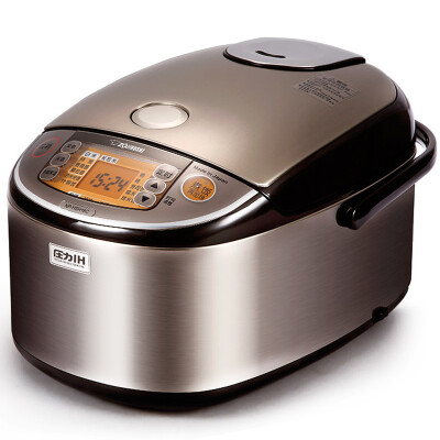 

象印（ZO JIRUSHI） NP-HSH18C 日本原装四段压力IH电饭煲 日本标准1.8L/国内标准5L 不锈钢棕色
