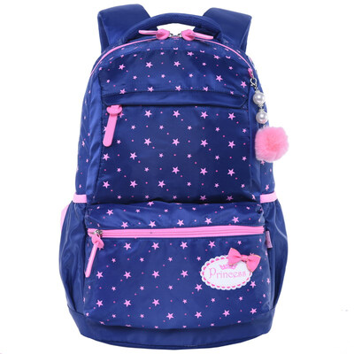 

Disney Disney Princess backpack female models fashion leisure package large capacity backpack primary&secondary school students bag PL0181B blue violet