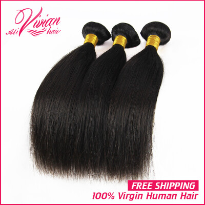 

8A Mink Peruvian Virgin Hair Straight Human Hair Extensions 3 Bundles Deal Peruvian Virgin Hair Straight