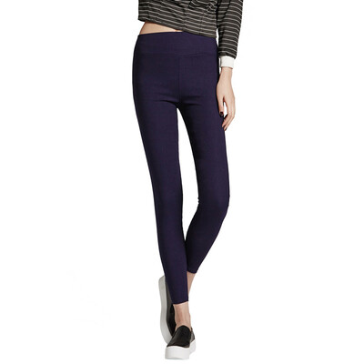

Antarctic Nanjiren Slim Nine Pants Pants Women&39s High Waist Wear Leggings Navy Blue M 16068