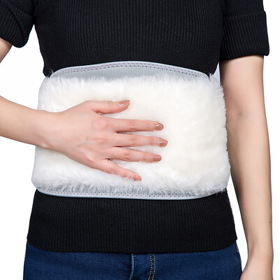 

Sika Deer Wool Belt Fur & Men&39s Womens & Warm & Glove Warmer Warmer&39s Day Winter Cashmere Thickening Protecting the stomach to protect the stomach Gray  QX1006