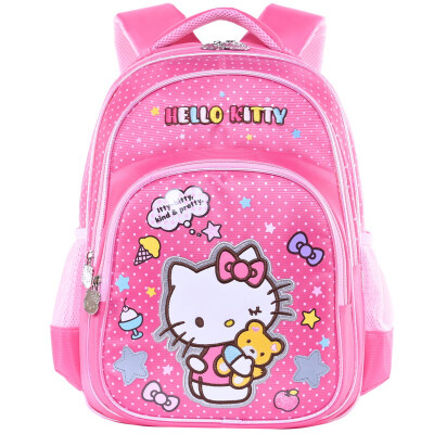 

Hello Kitty (hellokitty) детская сумка большой емкости простой мультфильм рюкзак сумка для школьников CL-HK3284H розовый