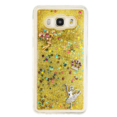 

Dynamic Quicksand Glitter Liquid Soft TPU Case Cover For SAMSUNG J510