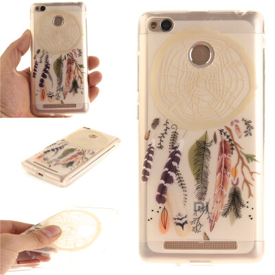 

Colorful Windbell Pattern Soft Thin TPU Rubber Silicone Gel Case Cover for XiaoMi Redmi 3s/Redmi 3X/Redmi 3S Prime