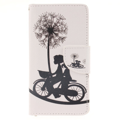 

Bike and Dandelion Design PU Leather Flip Cover Wallet Card Holder Case for SAMSUNG GALAXY S5 Mini