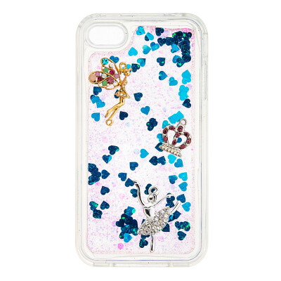 

Динамический Quicksand Блеск наливные Мягкая ТПУ чехол для IPHONE 5S