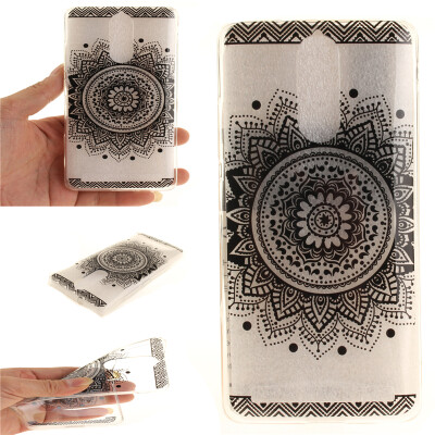 

Black mandala Pattern Soft Thin TPU Rubber Silicone Gel Case Cover for Lenovo K5 Note