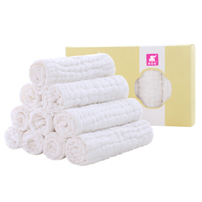 

Like elephibab baby diapers 10 layers thickening washable gauze diapers newborn nano can wash diapers 46X17CM (ten gift box