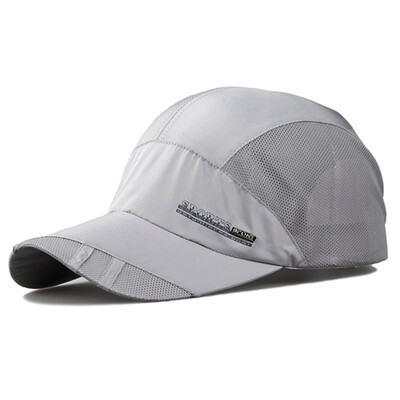 

IKEWA BQM079HUI hat men&women summer outdoor sun hat sunscreen tennis cap sun hat quick dry breathable movement baseball cap cap cap gray