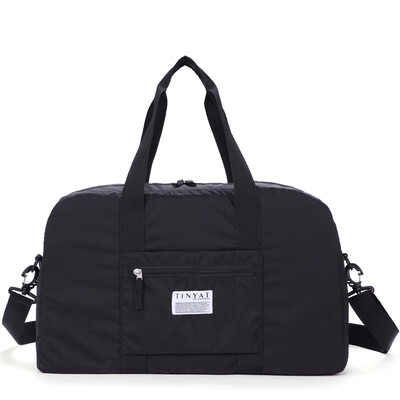 

Tianyi TINYAT male bag folding bag bag luggage bag large capacity boarding bag short-distance travel bag male waterproof jacket trolley case T309 black