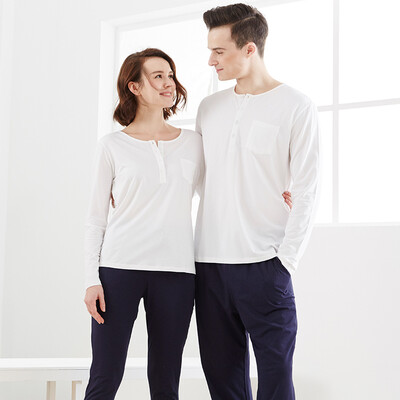 

Маленькая пижама для медсестер на дому для мужчин и женщин Модальная пижама для пары с парой для дома XAT028 удобная дышащая женщина - белая / обладание зеленым L (170/100)