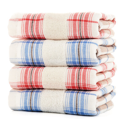 

【Jingdong Supermarket】 Bamboo Kam Towel Home Textiles Bamboo Fiber Children's Plain Cartoon Tatin Satin Water Towel 4 Paste Powder * 2 / Blue * 2 55g / Article 26 × 50cm