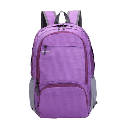 

SVVISSGEM shoulder bag light breathable outdoor leisure backpack bag bag folding bag shopping bag men&women travel skin bag SA-7318 purple