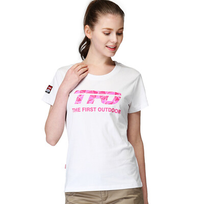 

TFO T-shirt quick dry sweat breathable outdoor leisure T-shirt 613614 female pink