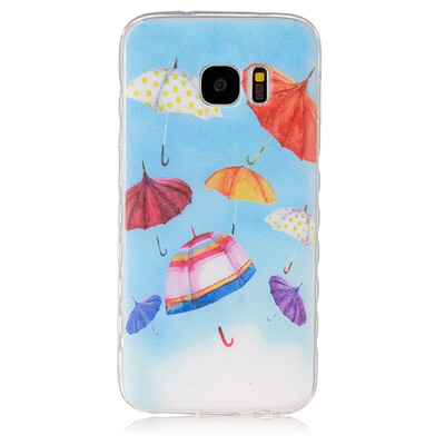 

umbrella Pattern Soft Thin TPU Rubber Silicone Gel Case Cover for SAMSUNG GALAXY S7