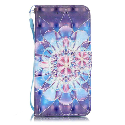 

Colourful Flower Design PU Leather Flip Cover Wallet Card Holder Case for IPHONE 7 PLUS