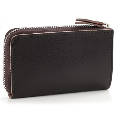 

Men&women leather key bag zipper bag key a key card multifunction key bag