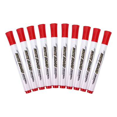 

Morning light M & G 10 loaded red single-head easy to erase whiteboard pen AWMY2202