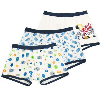 

Red beans Hodo children&39s underwear male flat angle in the waist breathable big child 95 cotton comfortable four pants 3 boxed HDK775 white 140