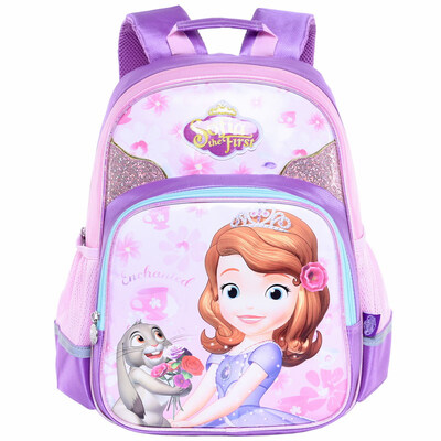 

Disney small princess Sophia children bag female models cute light shoulder bag 2 - 5 grade primary school student bag SM11491 purple