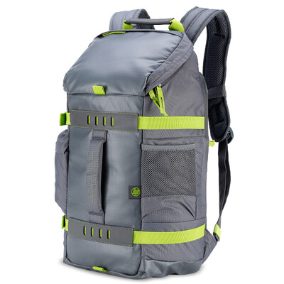 

HP 15.1-15.6 inch multi-functional computer bag fashion casual shoulder bag large capacity outdoor travel bag L8J89AA gray