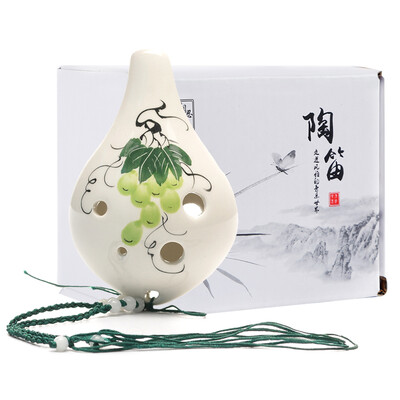 

Acacia LOVEBIRD 6 hole pottery midrange C tune six hole ac painting nibble beginner textbook lanyard XS1028 grape