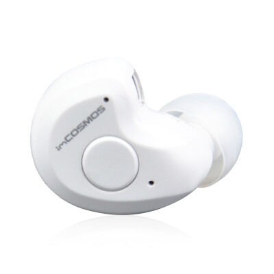 

Cosmos (IMCOSMOS) CS10 Inline Wireless Bluetooth Headset Mini Sports One Touch Two Smart Music Headphones for Apple Andrews White