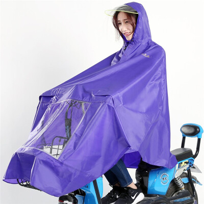 

Paradise transparent big eaves electric car poncho N151 purple all code