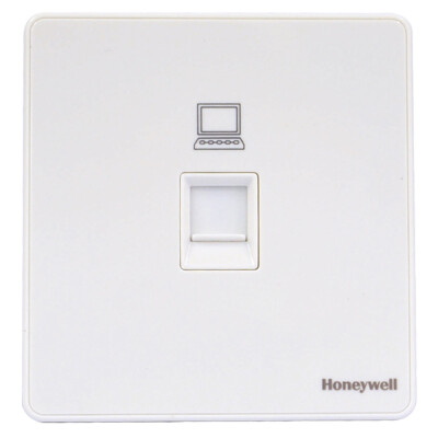 

Honeywell switch socket panel a computer socket 86 single cable network broadband socket elegant series white