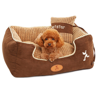 

Huayu pet (hoopet) kennel autumn and winter can be removable Teddy gold wool warm pet cat nest Samoyed small dog dog pet supplies Phnom Penh corn grain