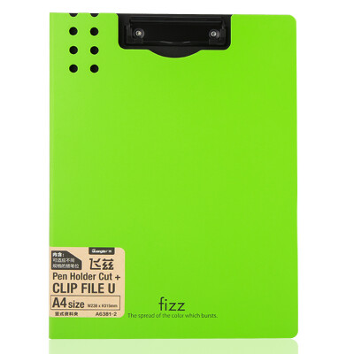 

Wide (GuangBo) high-quality A4 vertical thickening of the file board / color folder Fei Zi red A6381