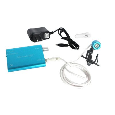 

Rechargeable battery Portable Blue Head Light Lamp for Dental Surgical Medical Binocular Loupe 180249