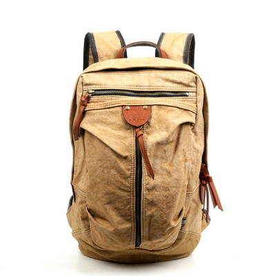 

TSD New Men Backpack Canvas Backpack Bags College Student Book Bag Large Capacity Fashion Backpack 156inch Laptop Bag