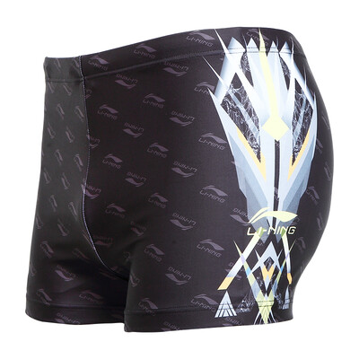 

Li Ning LI-NING плоский угол печати сундуки горячие весны моды купальники мужской купальник LSSL069-1 черный XXL