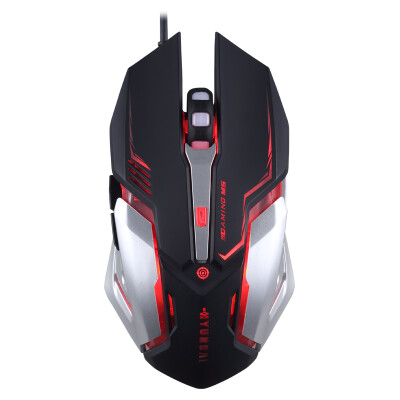 

Современный (HYUNDAI) HY-G12 излучение света конкурируя мышь игры противовес LOL CF игра Черной