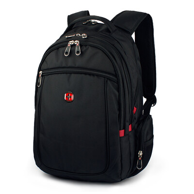 

SWISSGEAR Shoulder Bag Male Female 14 &quotLaptop Bag Large Capacity Travel Backpack SA-007 Black