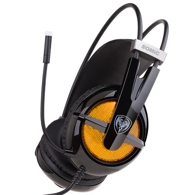 

Somic G938 Head-Mounted Computer Headset 71 Sound Game Headset With Cable Control Wearing Comfortable Black