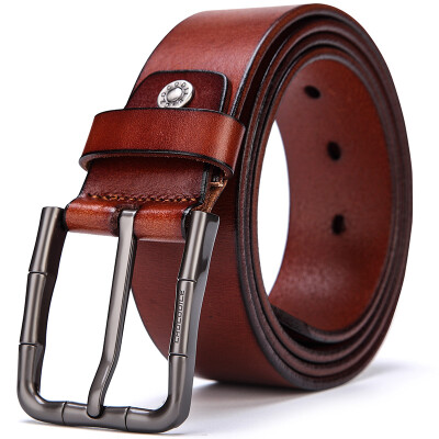 

Crocodile (CROCODILE) Business casual men's belt buckle buckle leather belt tide 13671102-03 brown