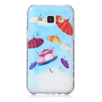 

umbrella Pattern Soft Thin TPU Rubber Silicone Gel Case Cover for SAMSUNG Galaxy J1