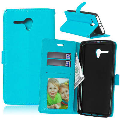 

BlueStyle Classic Flip Cover with Stand Function and Credit Card Slot for Alcatel Pop 3 5.5